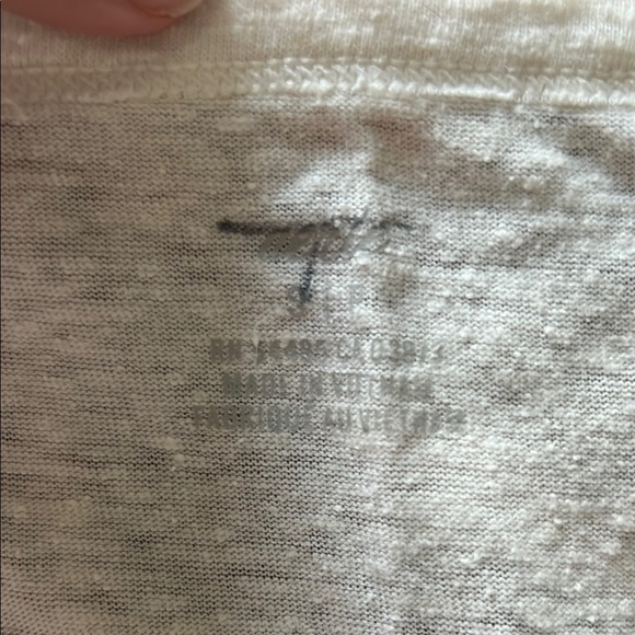 EUC Aerie Off White Sleeveless T-shirt Dress with Rainbow Graphic Small - Picture 8 of 9